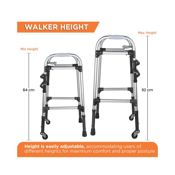 height ajustable Dura Max Walker with wheels