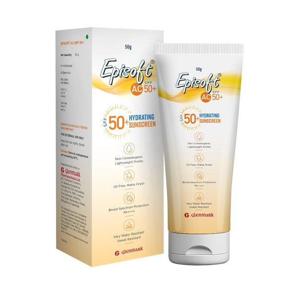 Episoft AC SPF 50 + Hydrating Sunscreen Gel (50 gm) Episoft AC SPF 50 + Hydrating Sunscreen Gel (50 gm)