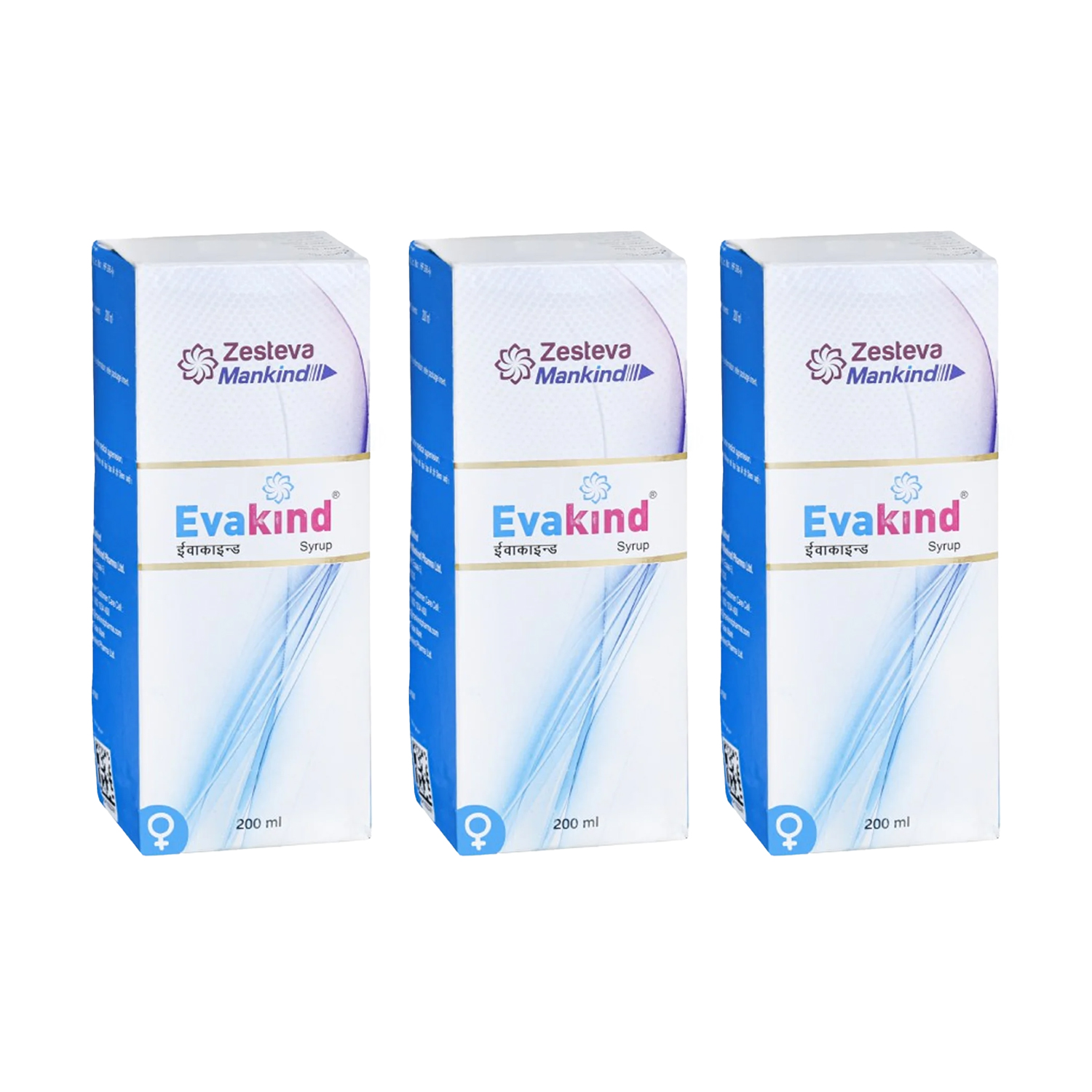 Evakind Syrup 200ml (Pack of 3)