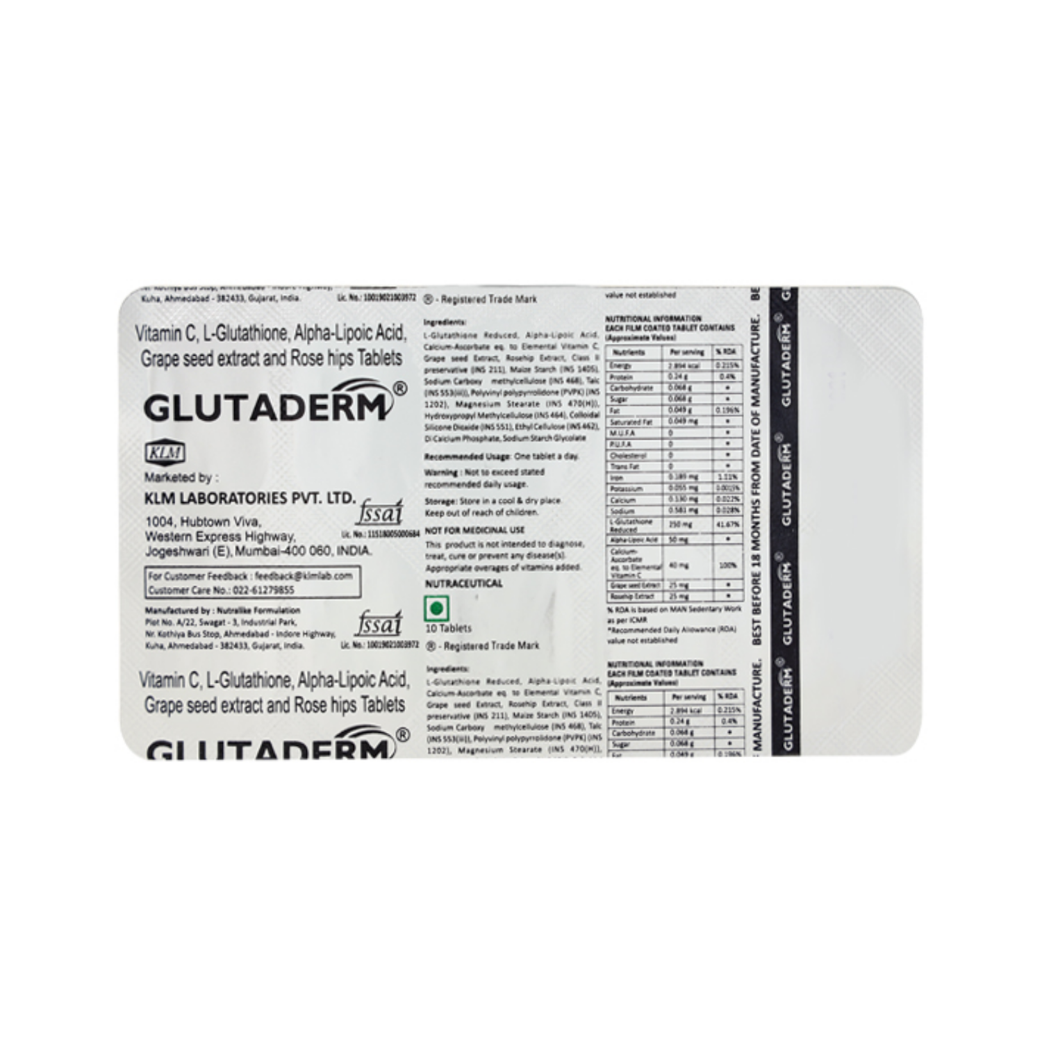 GLUTADERM Tablet 4
