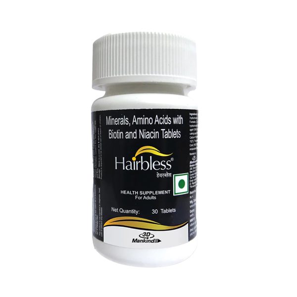 Hairbless Tablets - 30 Tablets