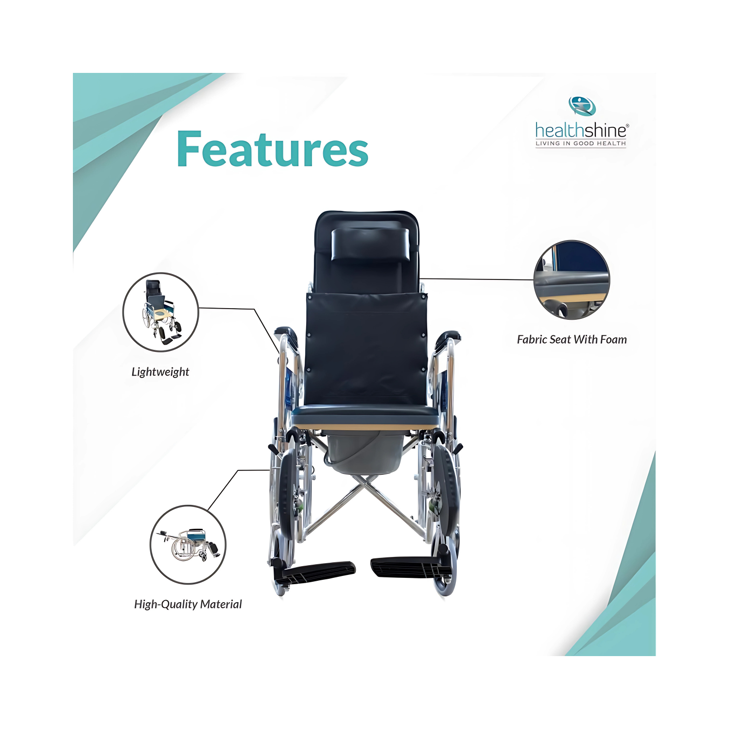 Healthshine HS609-GC Wheelchair 4