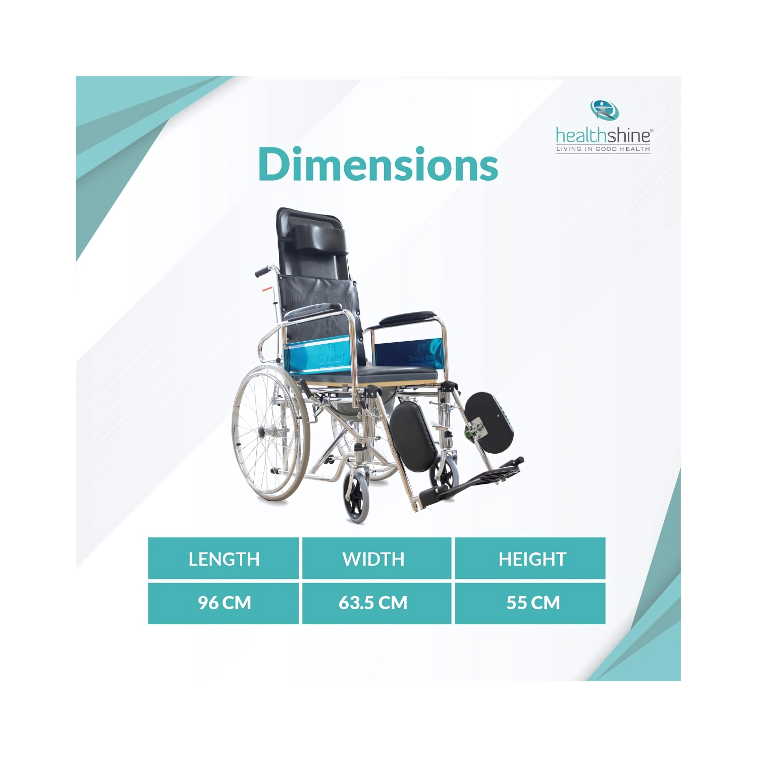 Healthshine HS609-GC Wheelchair 5