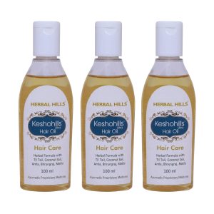 Herbal Hills Keshohills Ultra Hair Oil 100ml (Pack of 3)
