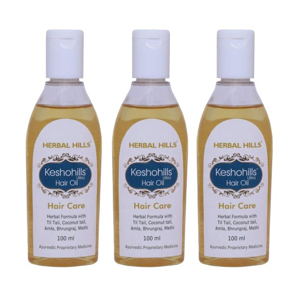Herbal Hills Keshohills Ultra Hair Oil 100ml (Pack of 3)