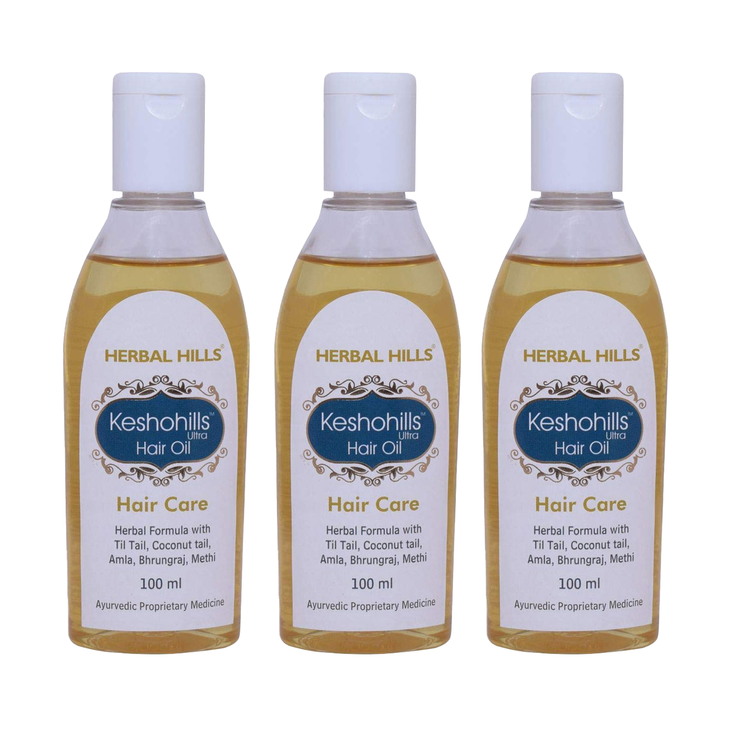 Herbal Hills Keshohills Ultra Hair Oil 100ml (Pack of 3)