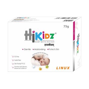 Hikidz Baby Bath Bar With Syndet Base 75gm