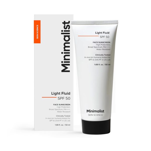 Minimalist Light Fluid SPF 50 Face Sunscreen (50g)