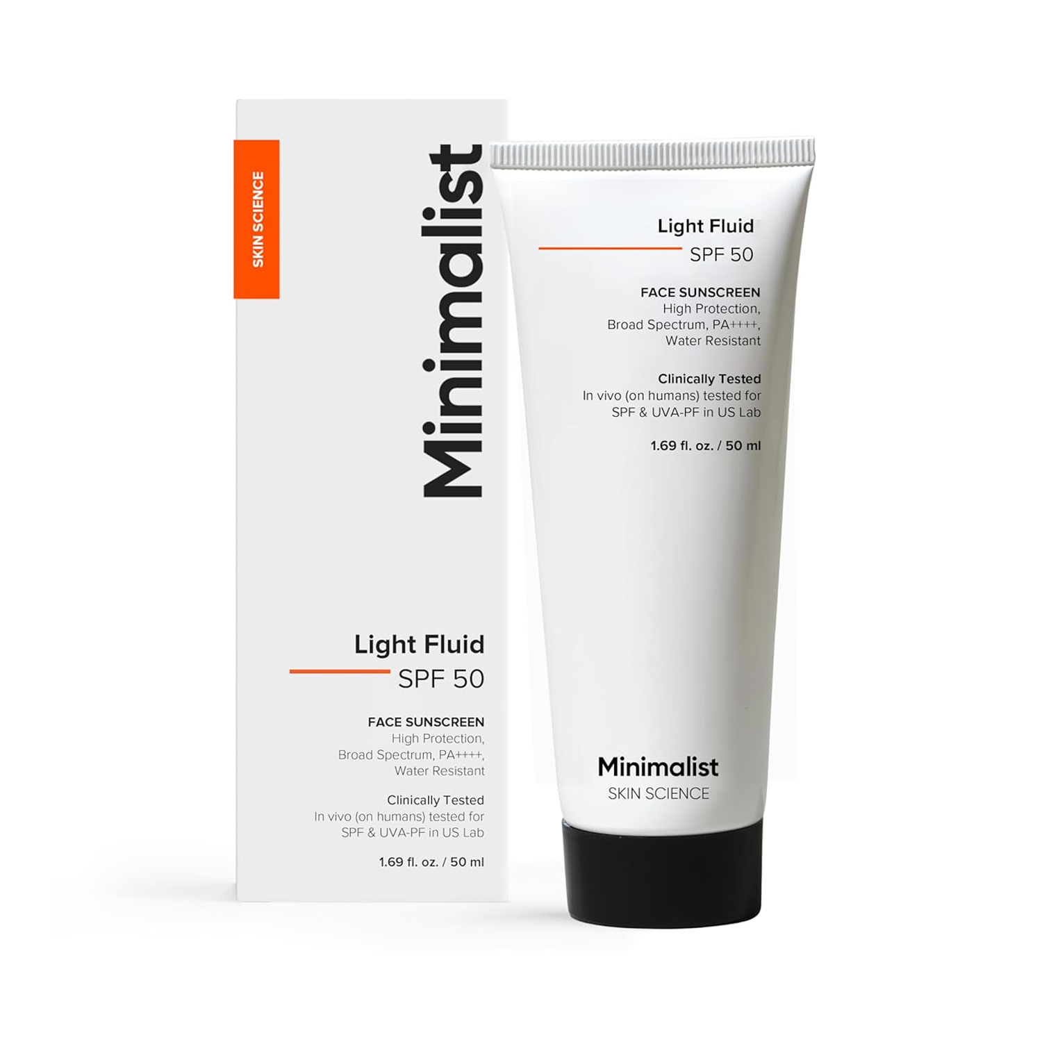 Minimalist Light Fluid SPF 50 Face Sunscreen (50g)