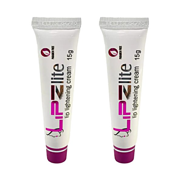 Lipzlite Lip Lightening Cream 15g (Pack of 2)