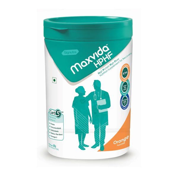Maxvida High Protein High Fibre - Orange Flavour 400gm