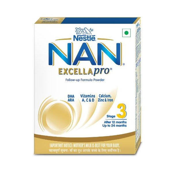 Nestle Nan Excellapro Follow-Up Formula Stage 3 400 gm Refill Pack
