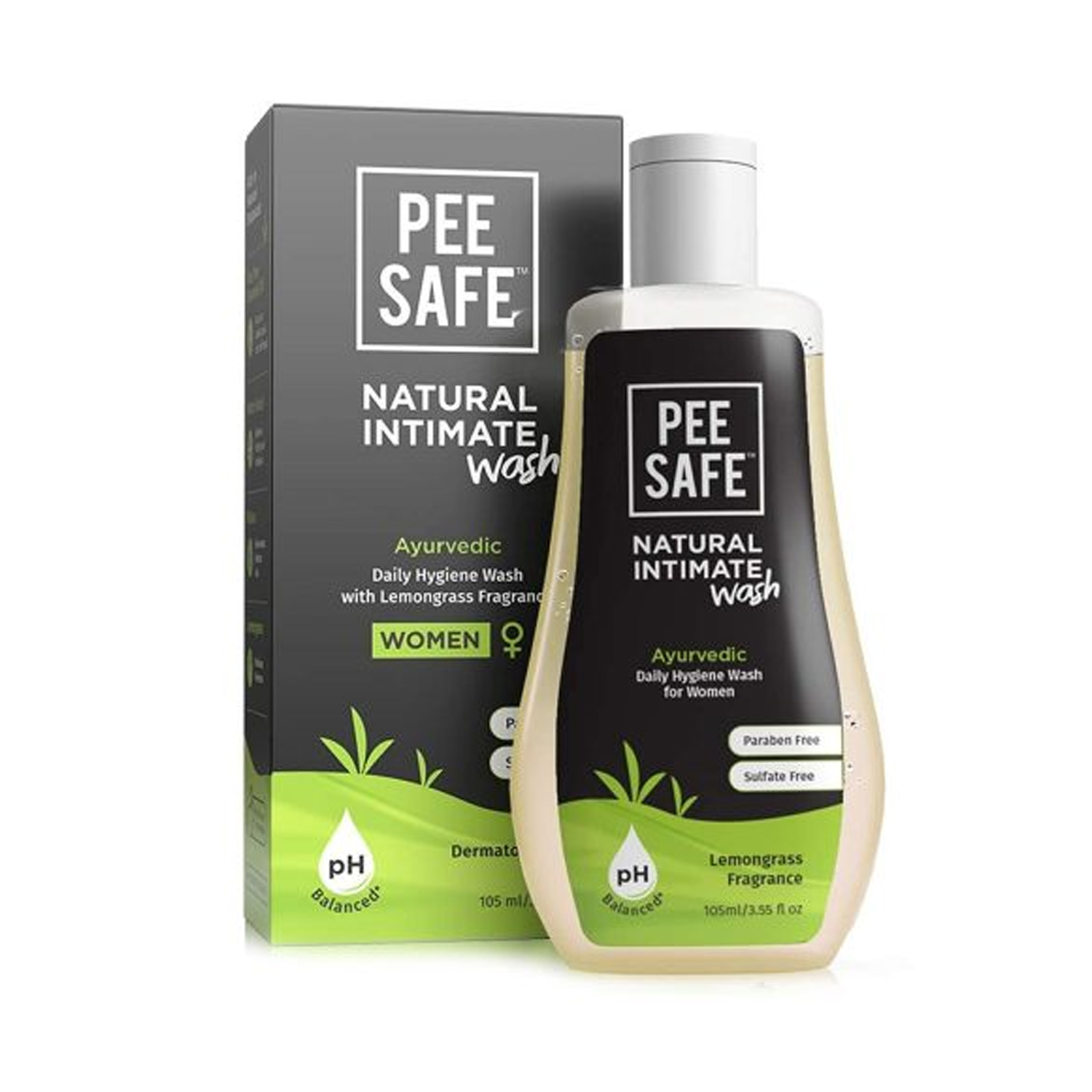 Pee Safe Natural Intimate Wash for Women - 105 ml