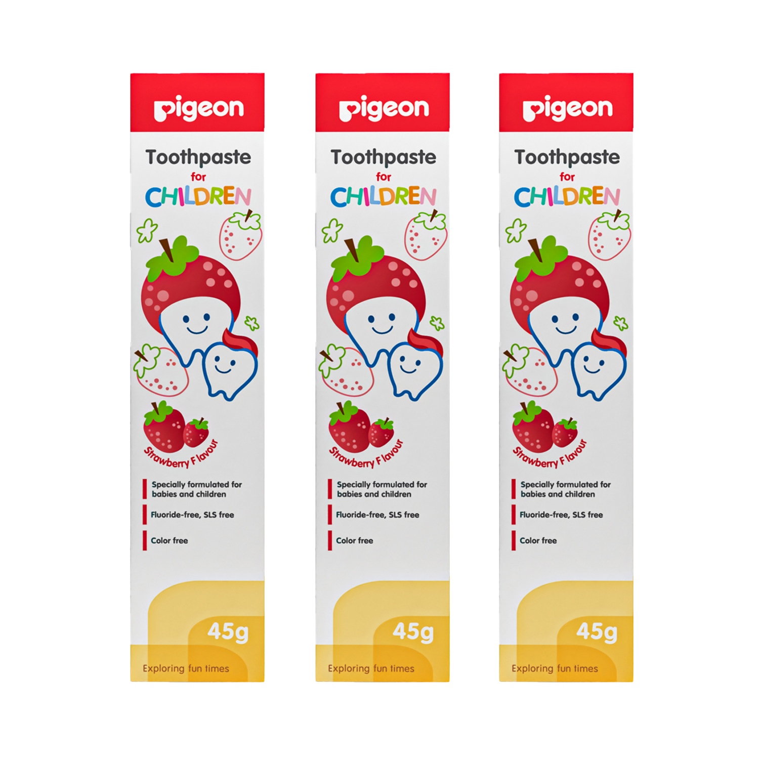 Pigeon Toothpaste for Children (Pack of 3)
