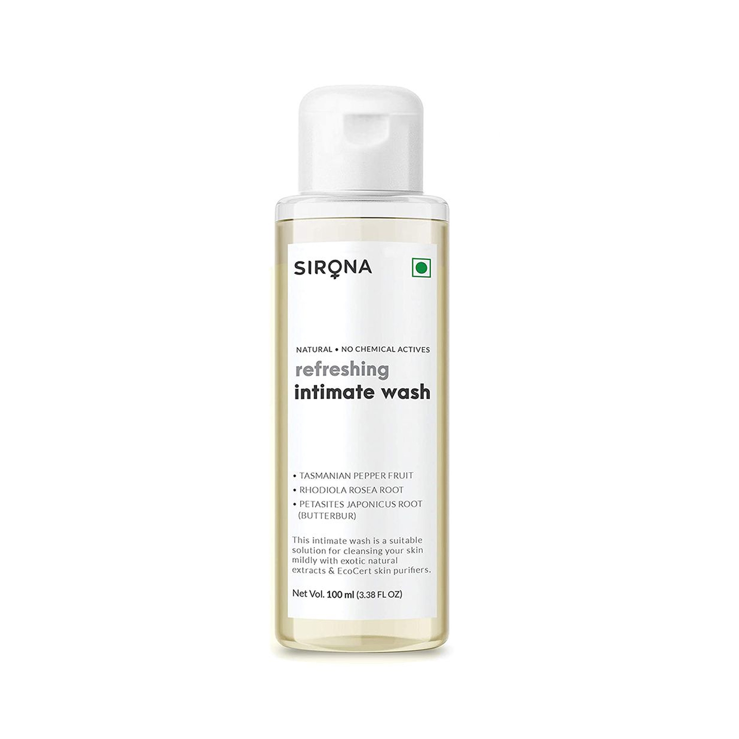 Sirona Natural pH Balanced Intimate Wash - 100ml