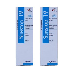 Sunstop 19 Sunscreen Cream (60 gm) Pack of 2