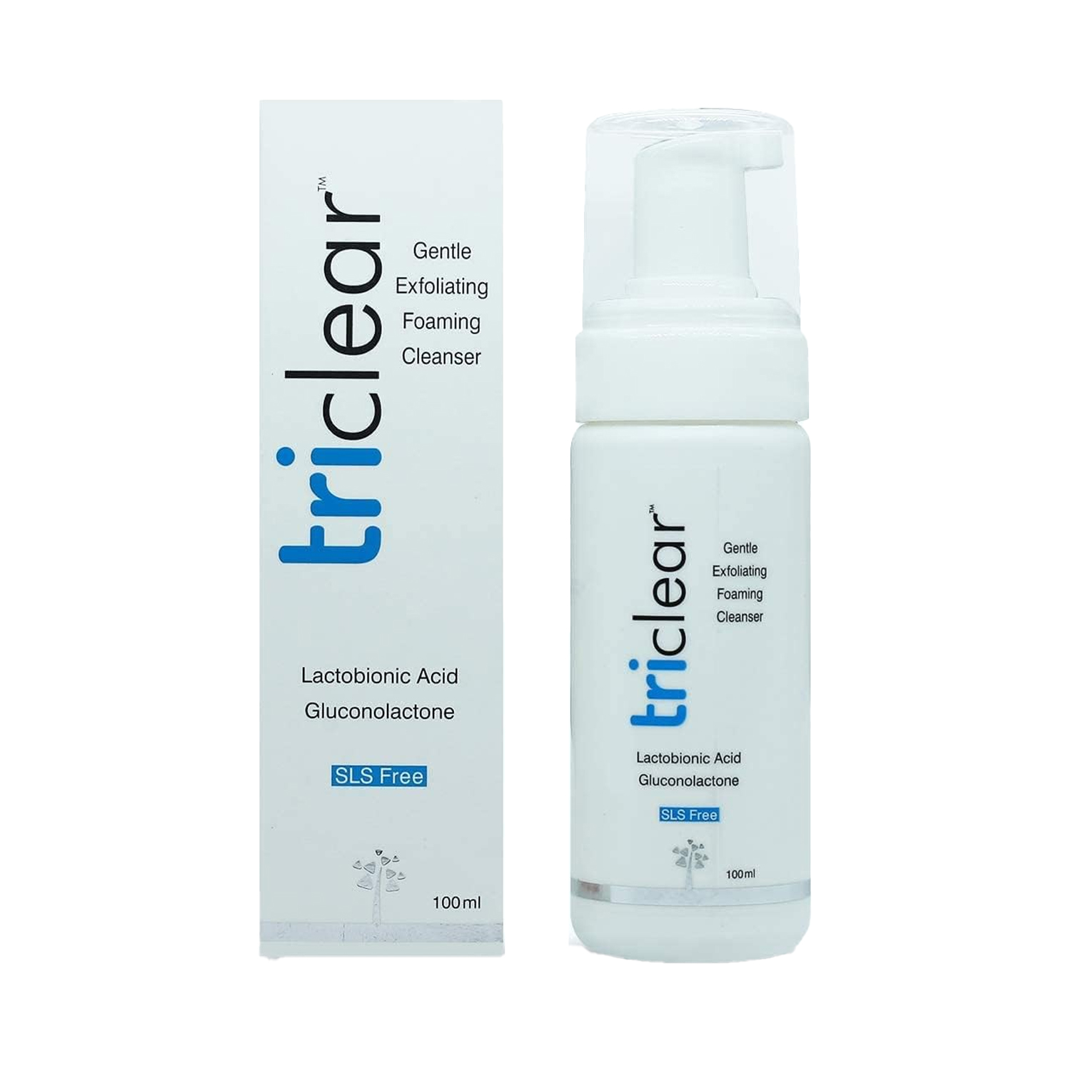 Triclear Gentle Exfoliating Foaming Cleanser (100 ml)