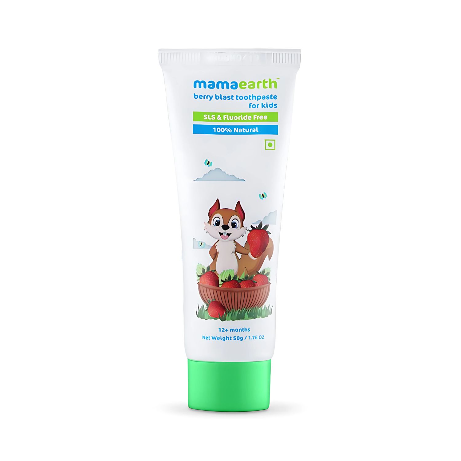 Mamaearth 100% Natural Berry Blast Kids Toothpaste 50g