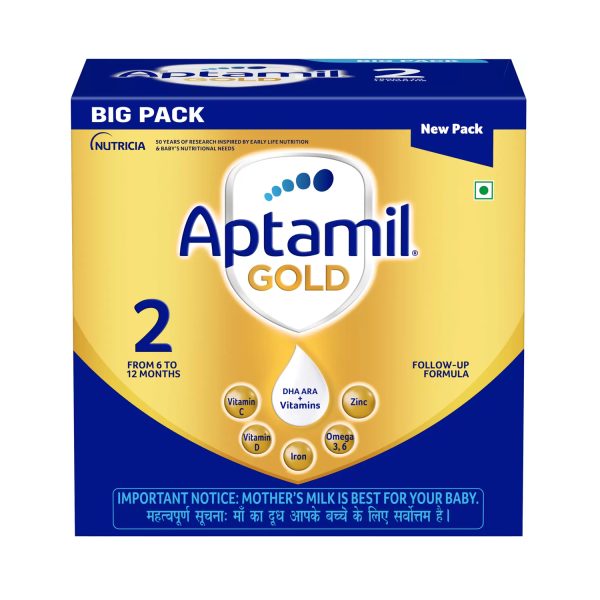 Aptamil Gold 2 Follow up Infant Formula Powder Stage 2 - 1.2kg