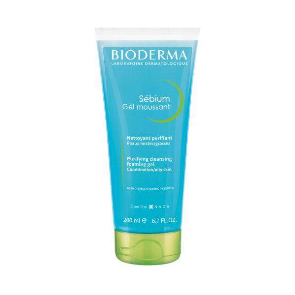 Bioderma Sebium Gel Moussant Purifying Cleansing Foaming Gel 200 ml