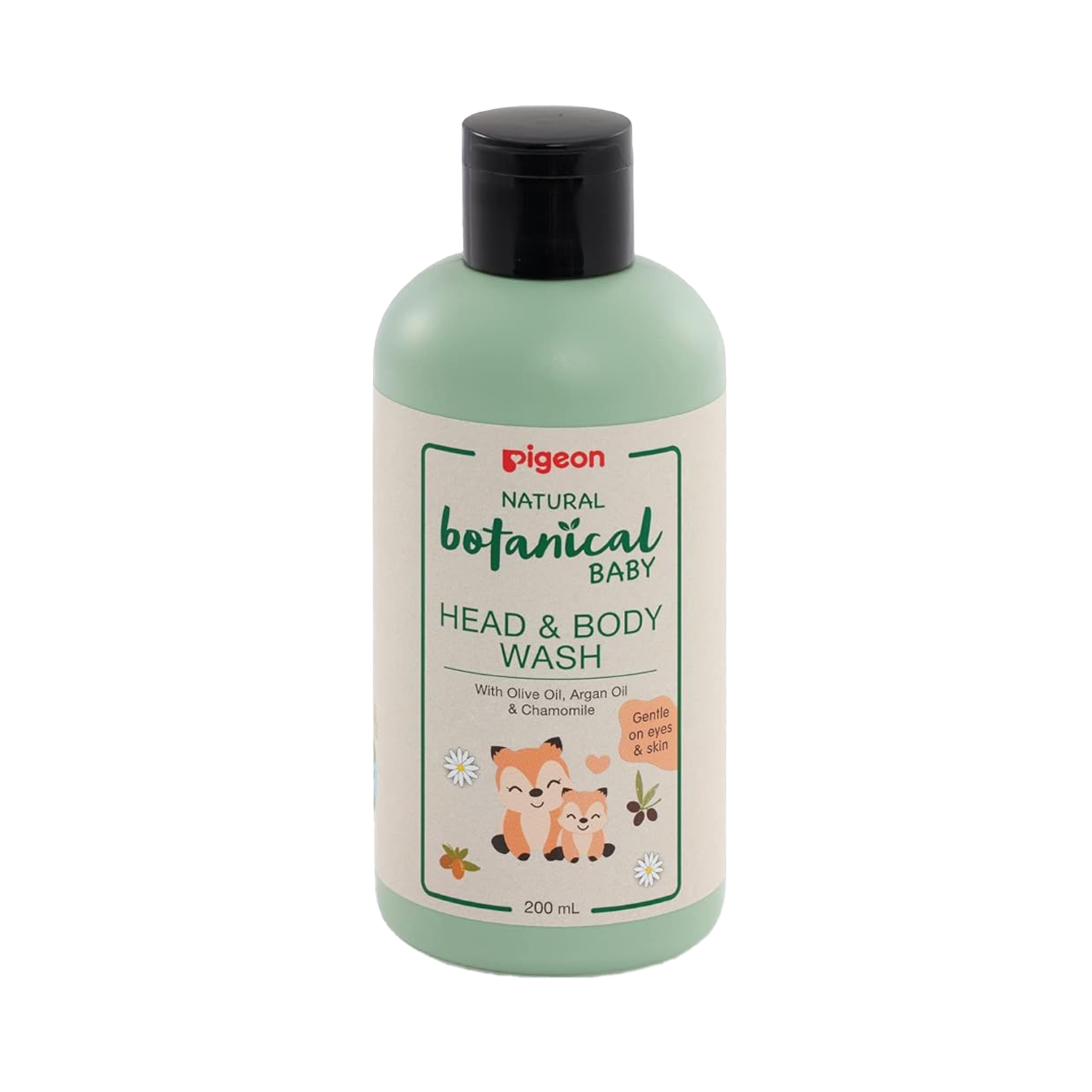 Pigeon Natural Botanical Baby Head and Body Wash (200ml)