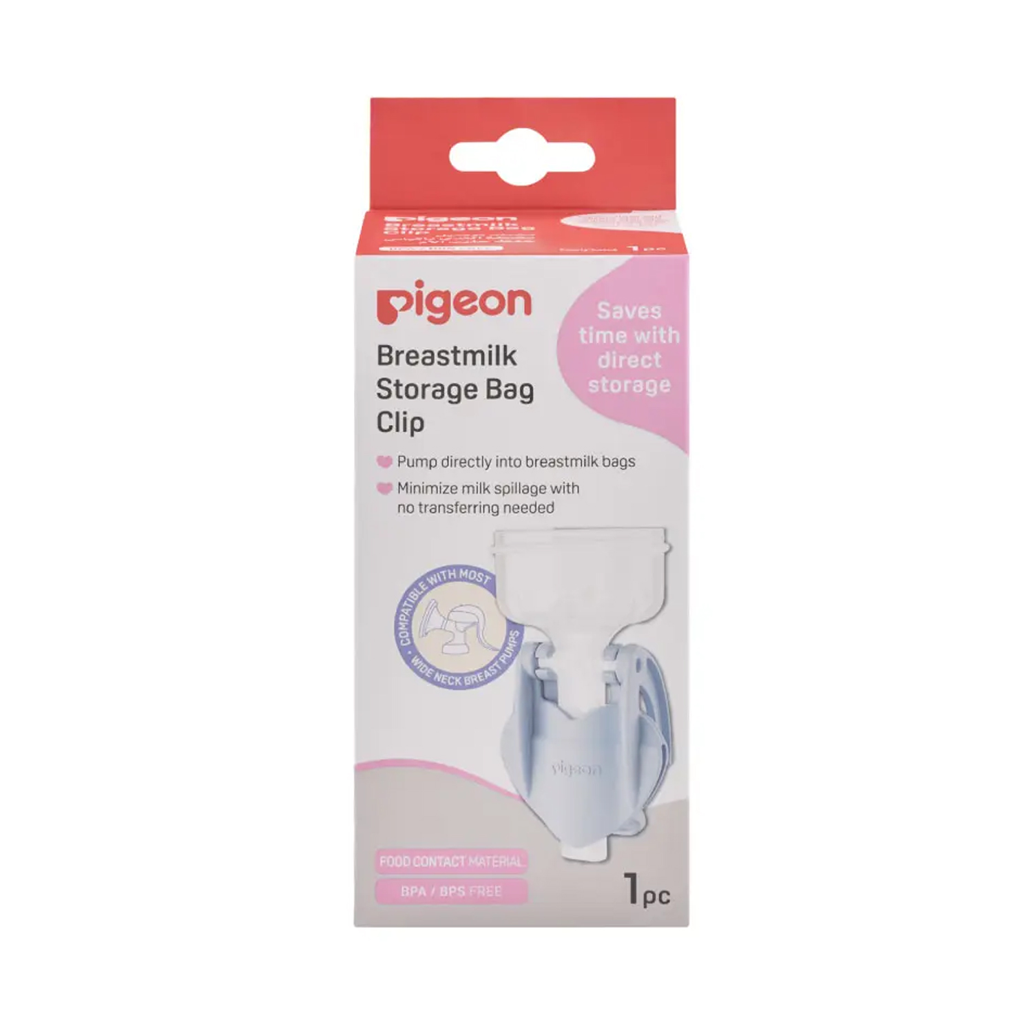 Pigeon Breast Milk Storage Bag Clip (1 Pc)