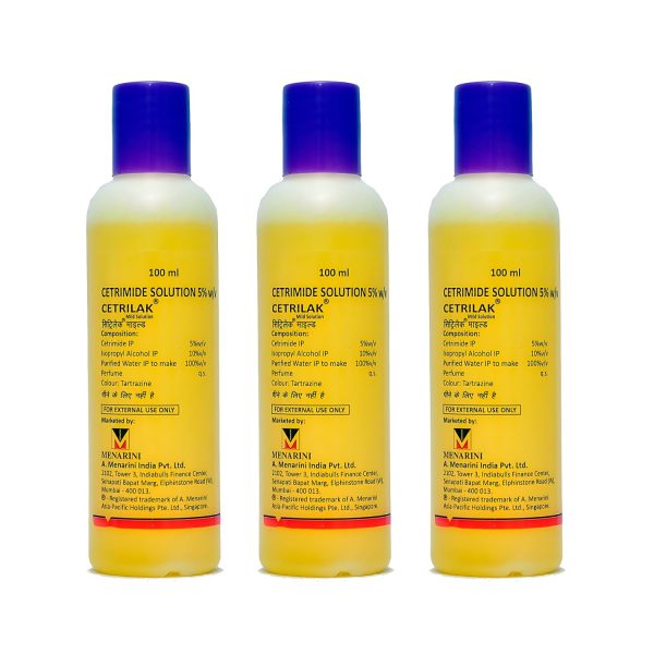 Menarini Cetrilak Mild Solution 100 ml (Pack of 3) Menarini Cetrilak Mild Solution 100 ml (Pack of 3)