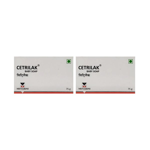 Menarini Cetrilak Baby Soap 75 gm (Pack of 2)