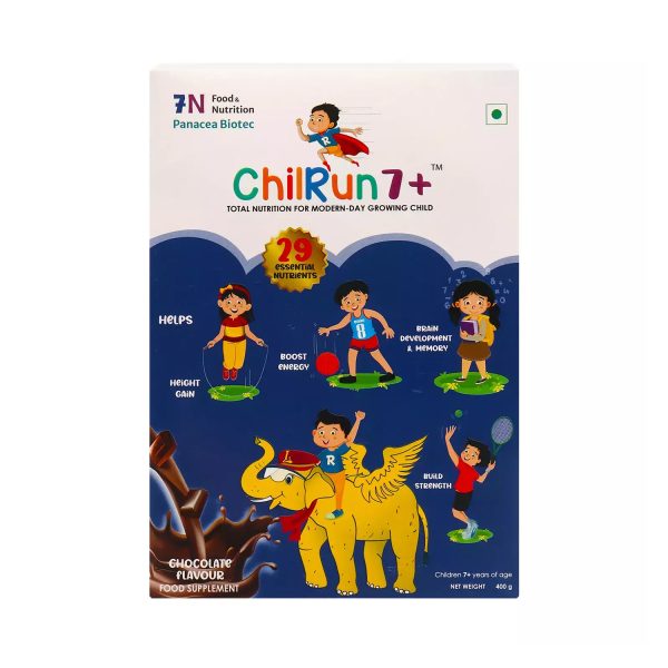 Chilrun 7+ Protein Powder Chocolate Flavour 400g (Refill)