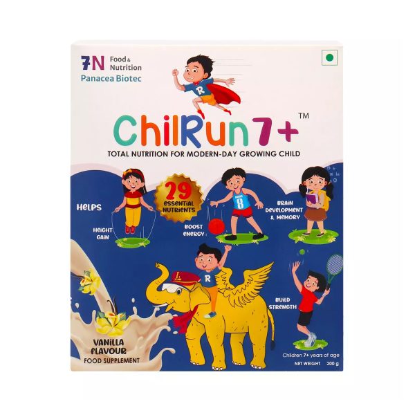 Chilrun 7+ Protein Powder Vanilla Flavour 200g (Refill)