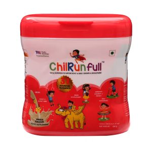 Chilrun Full Protein Powder Above 2 Years Vanilla Flavour 200g (Jar)