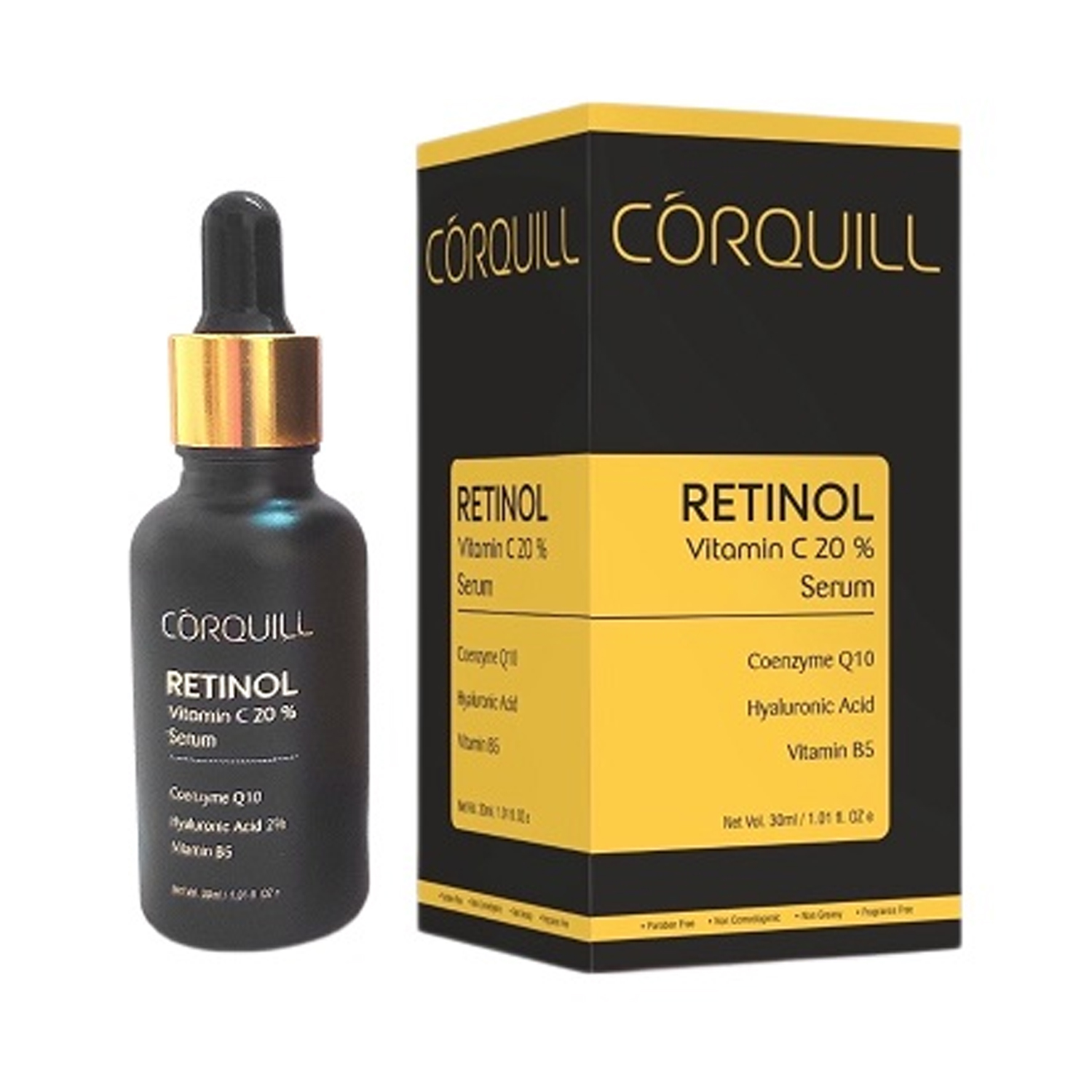 Kianext Corquill Retinol Vitamin C 20% Serum (30ml)