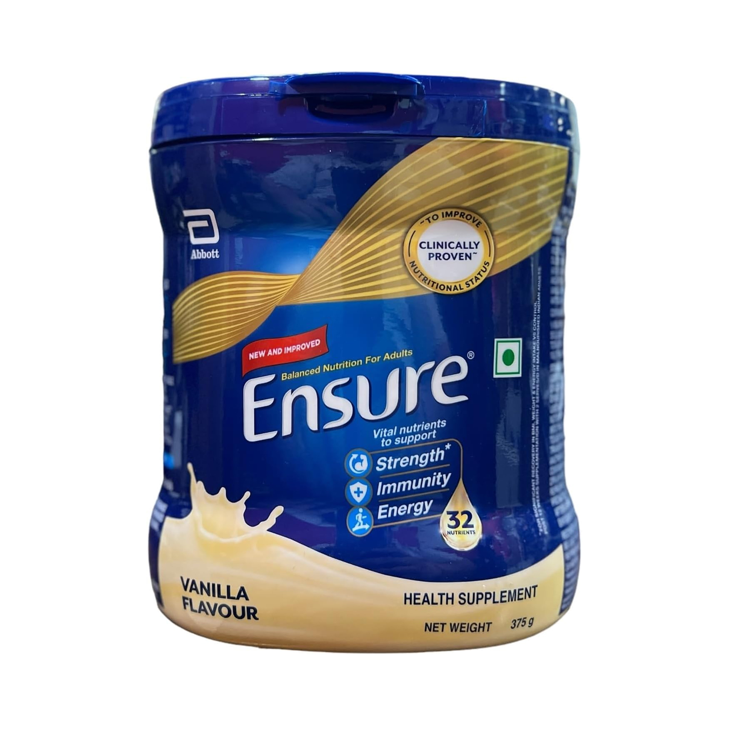 Ensure Complete Balanced Nutrition Vanilla Flavor, 375g (Jar)