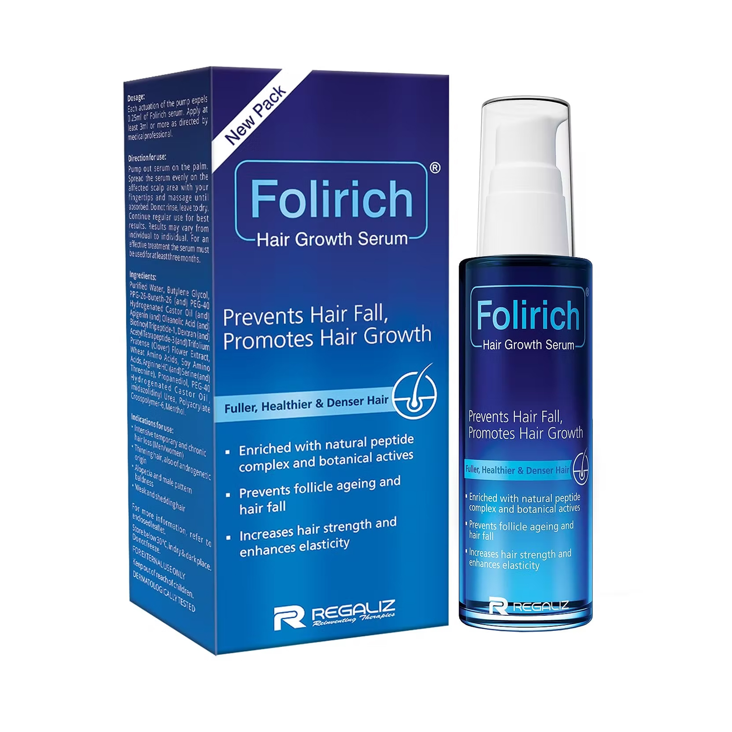 Regaliz Folirich Hair Growth Serum 60 ml
