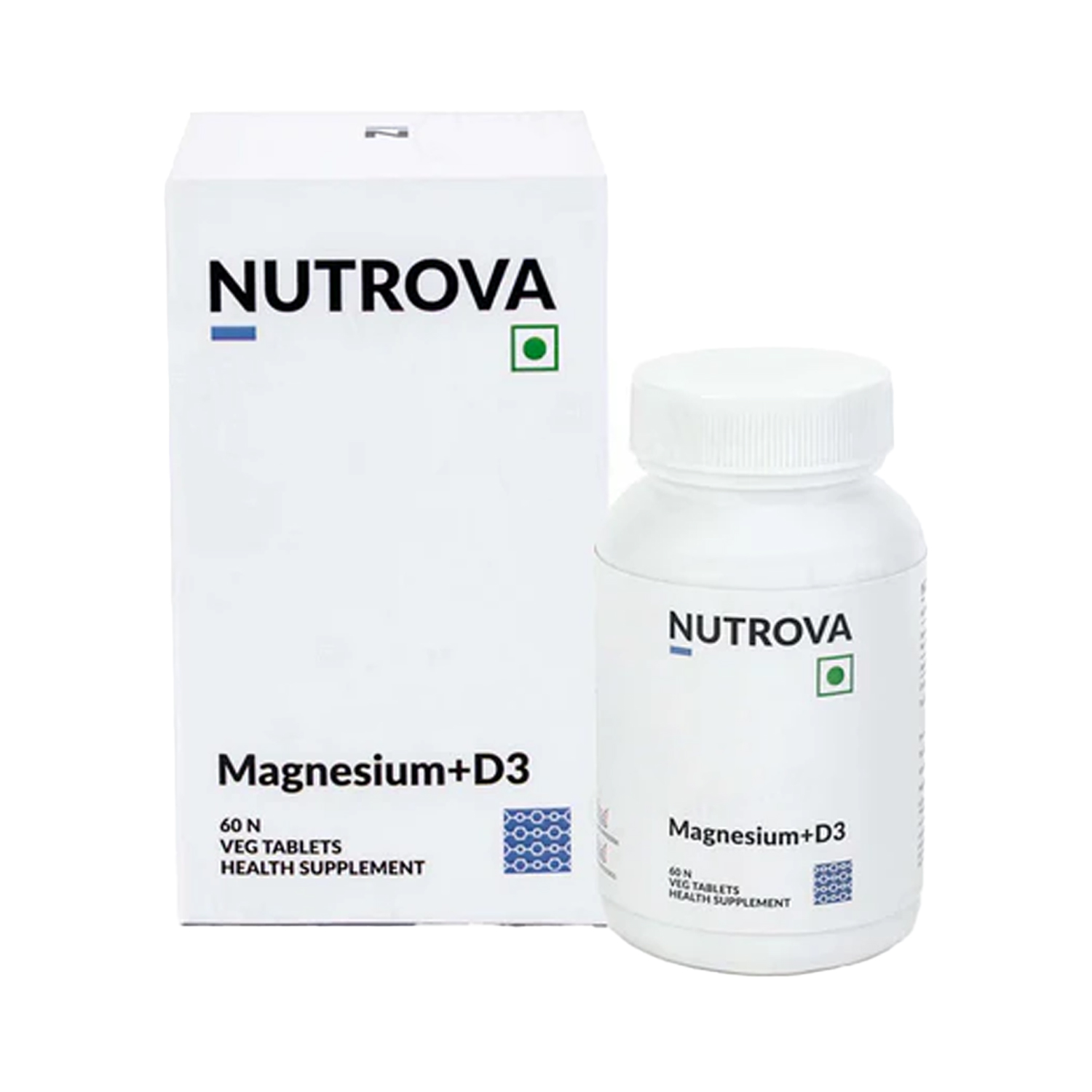 Nutrova Magnesium + D3 (60 Tablets)