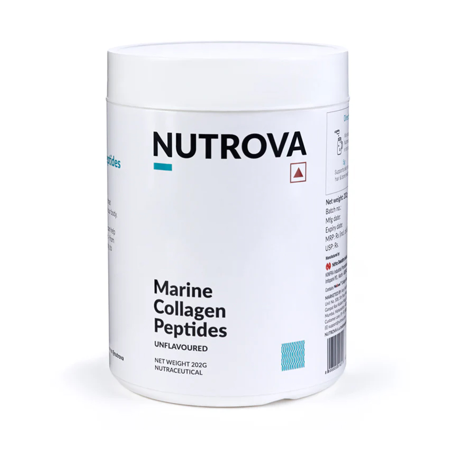 Nutrova Marine Collagen Peptides Unflavoured (200g)