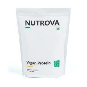 Nutrova Vegan Protein Mango Flavour - 1Kg