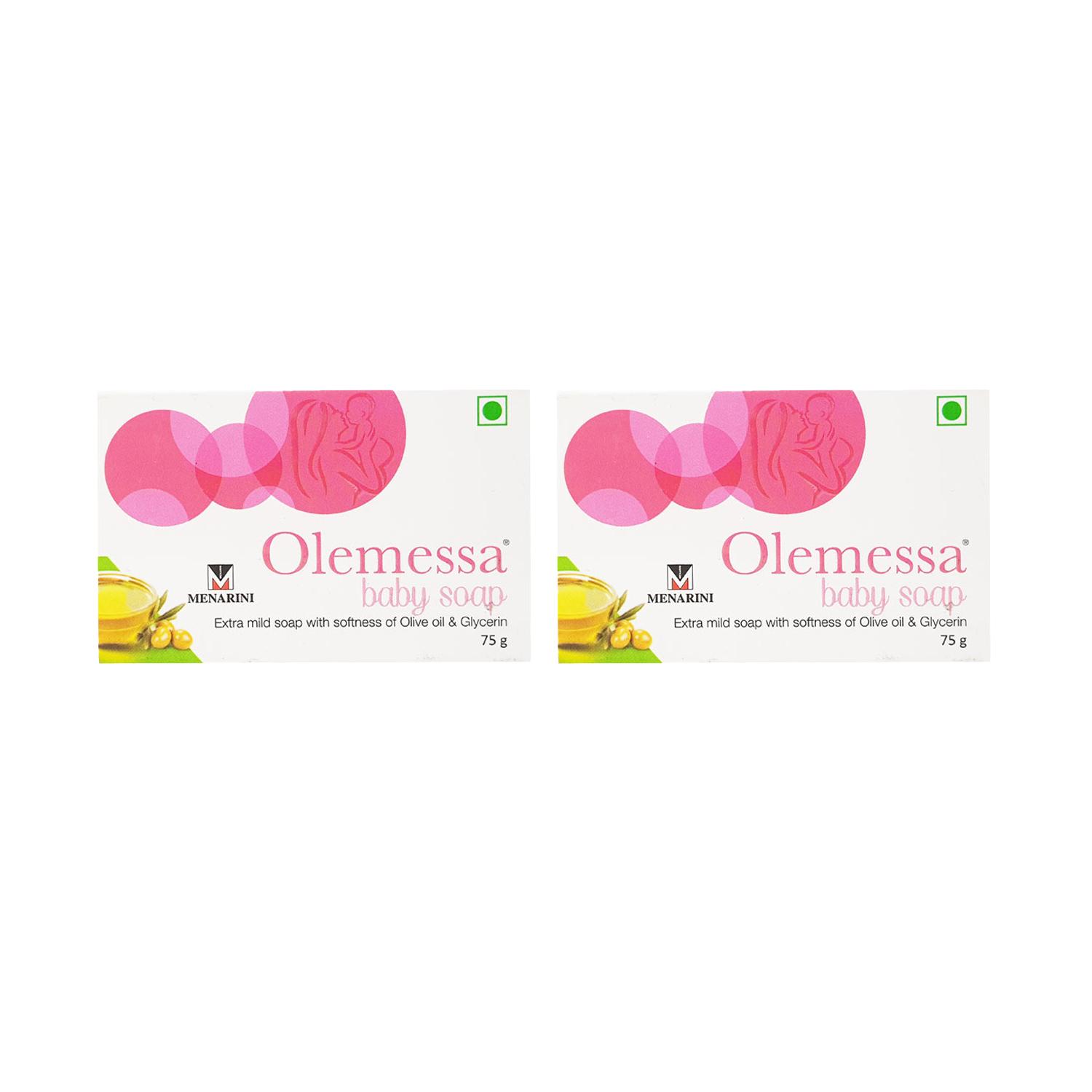 Menarini Olemessa Baby Soap 75 g (Pack of 2)