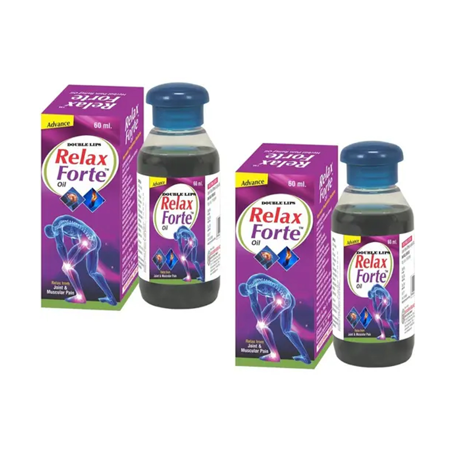 Surjichem Relax Forte Oil 60 ml (Pack of 2)