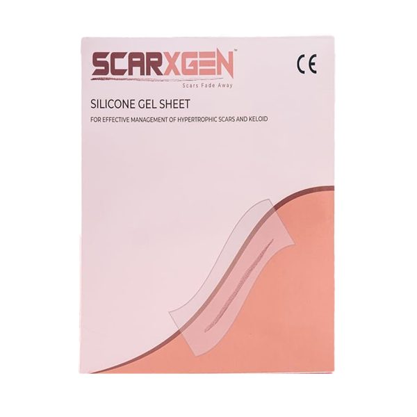 Scarxgen Areopexy Lollipop Shape Silicone Gel Scar Sheet (16.4cm X 7.2cm)
