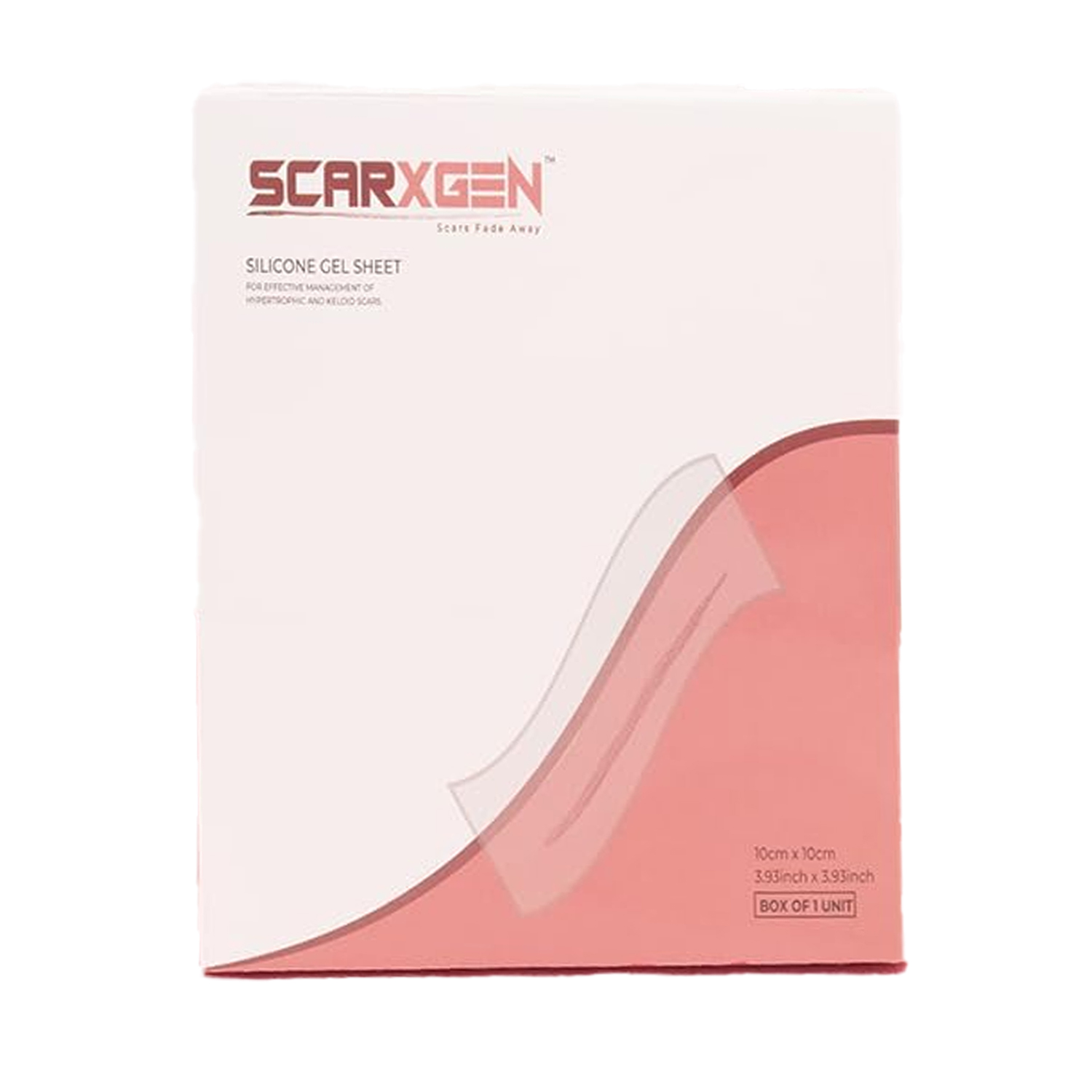 Scarxgen Silicone Gel Sheet (10cm X 10cm)