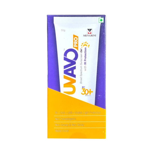 Menarini UVAVO Pro Sunscreen Gel SPF 30 + (50 g) Menarini UVAVO Pro Sunscreen Gel SPF 30 + (50 g)
