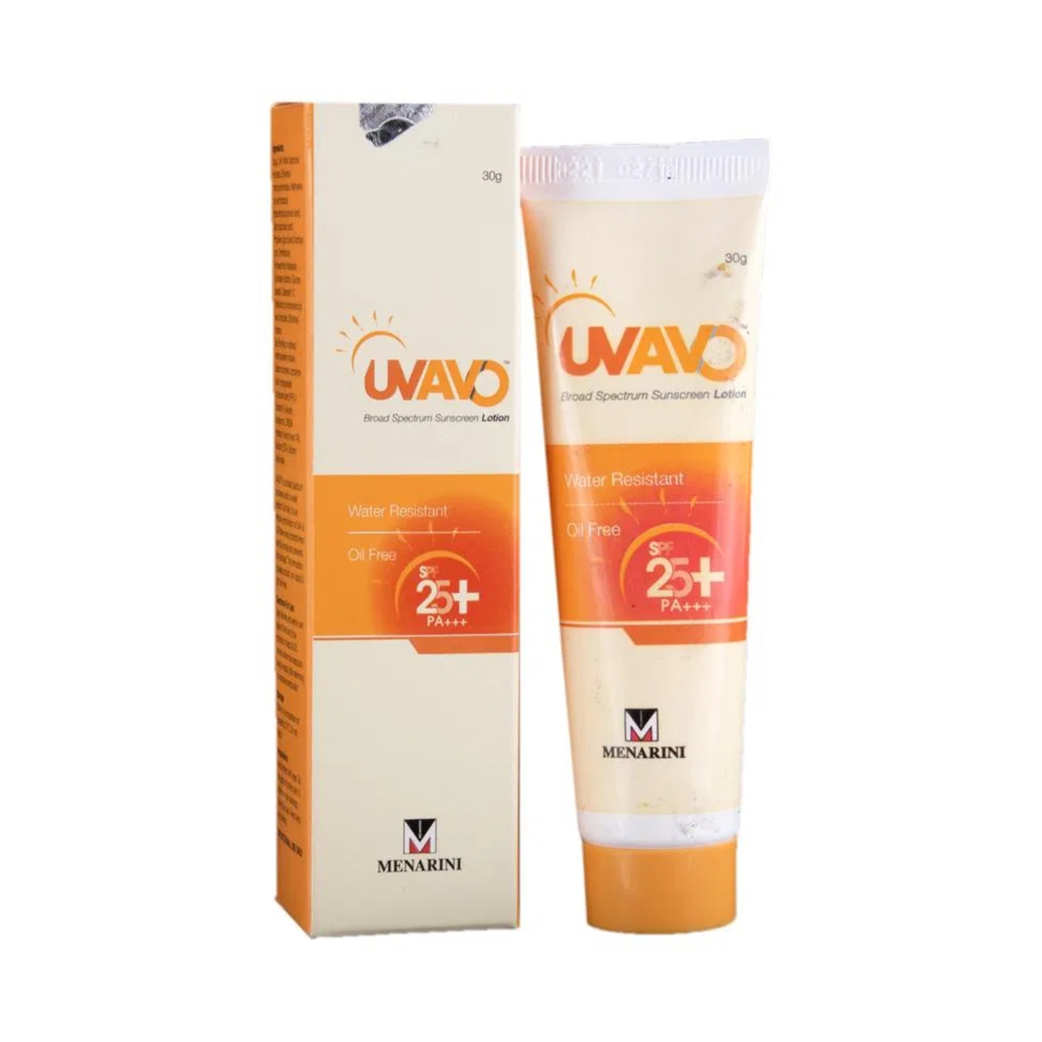 Menarini UVAVO Broad Spectrum Sunscreen Lotion SPF 25+PA+++(30 gm)