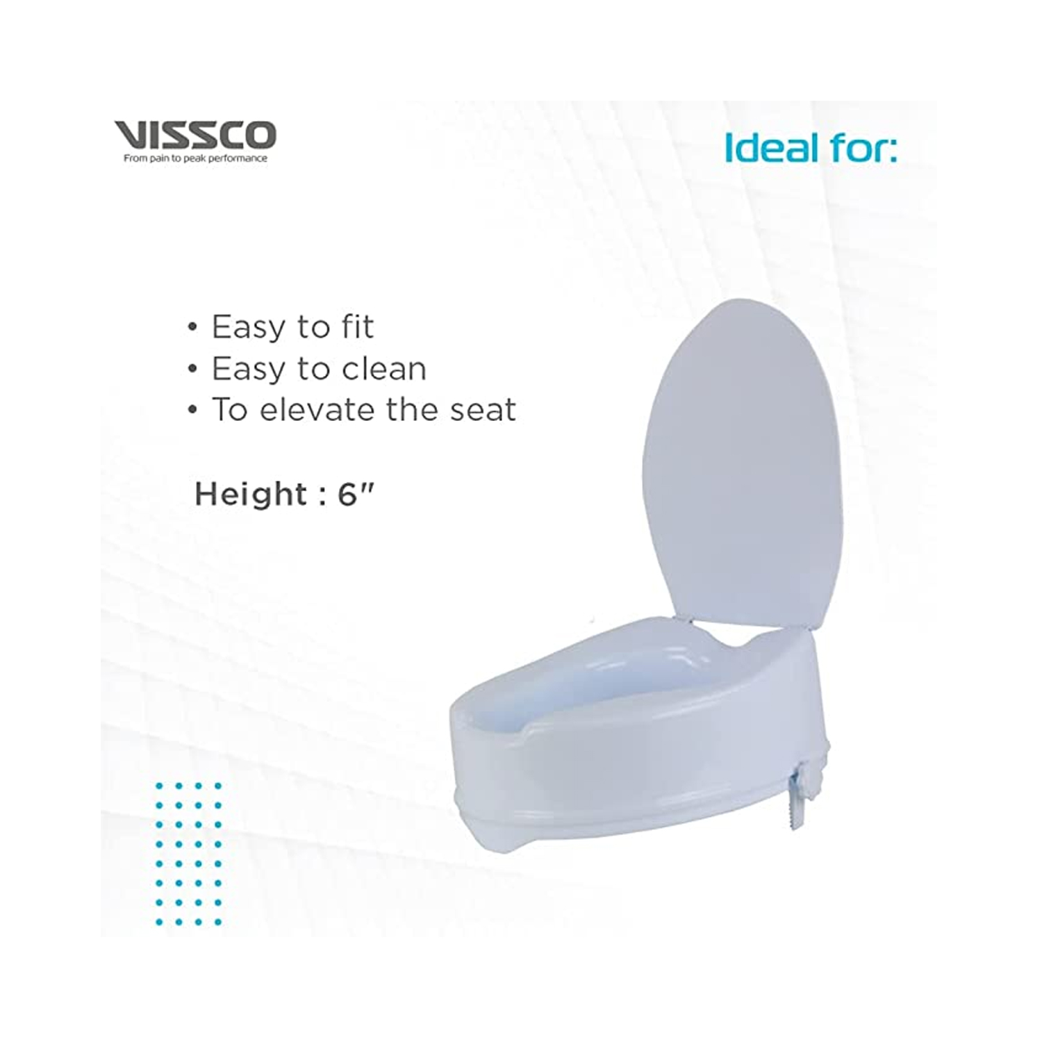 Vissco-6″-Elevated-Commode-Seat-With-Lid-5