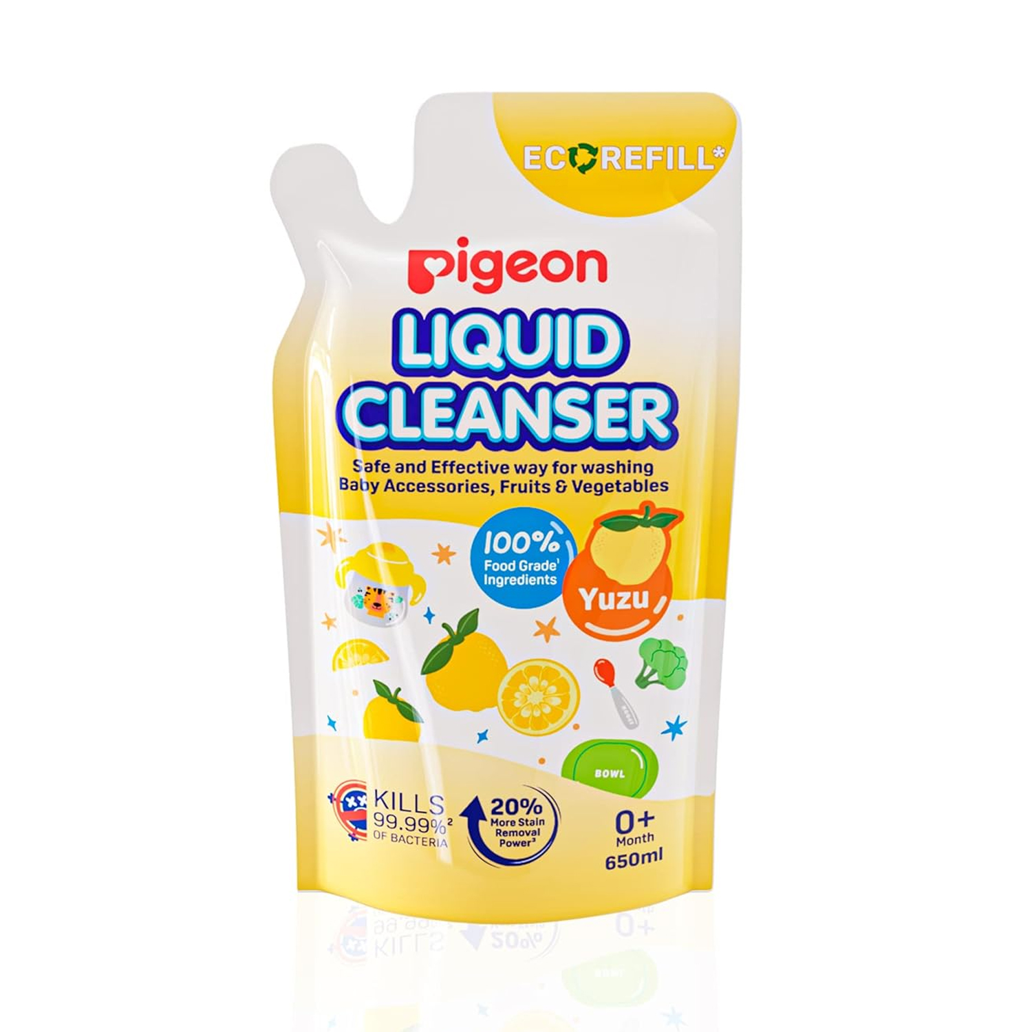 Pigeon Liquid Cleanser Yuzu Refill (650 ml)