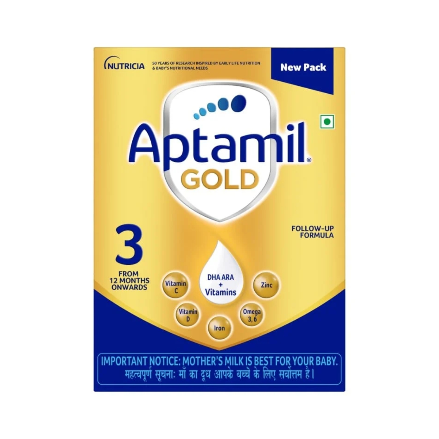 Aptamil Gold 3 Follow up Infant Formula Powder Stage 3 – 400g