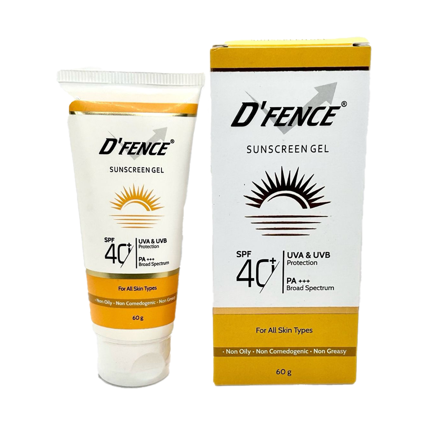 Kianext D'Fence Sunscreen Gel SPF 40+ (60g)