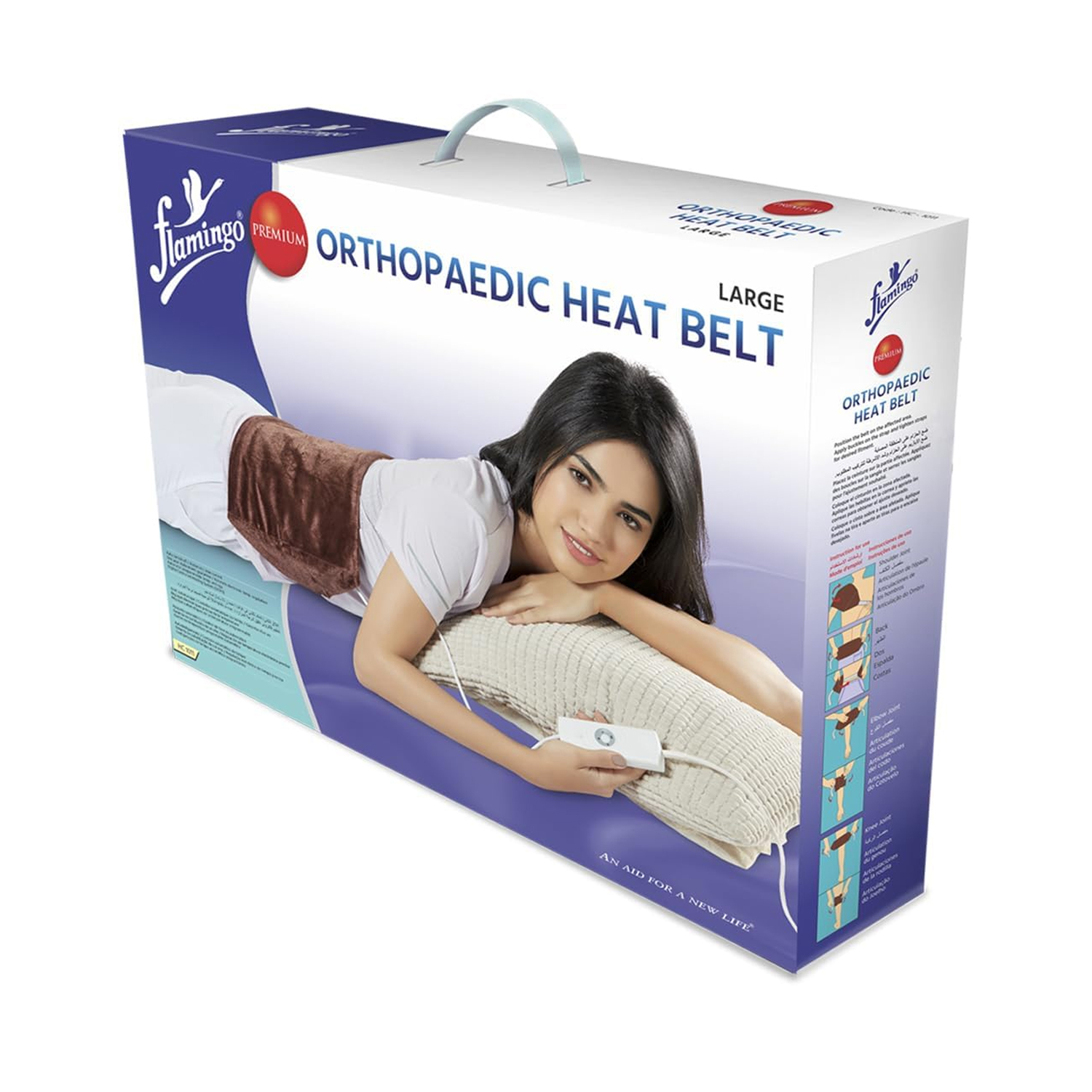 Flamingo Premium Orthopedic Heat Belt – Jumbo (HC 1012)