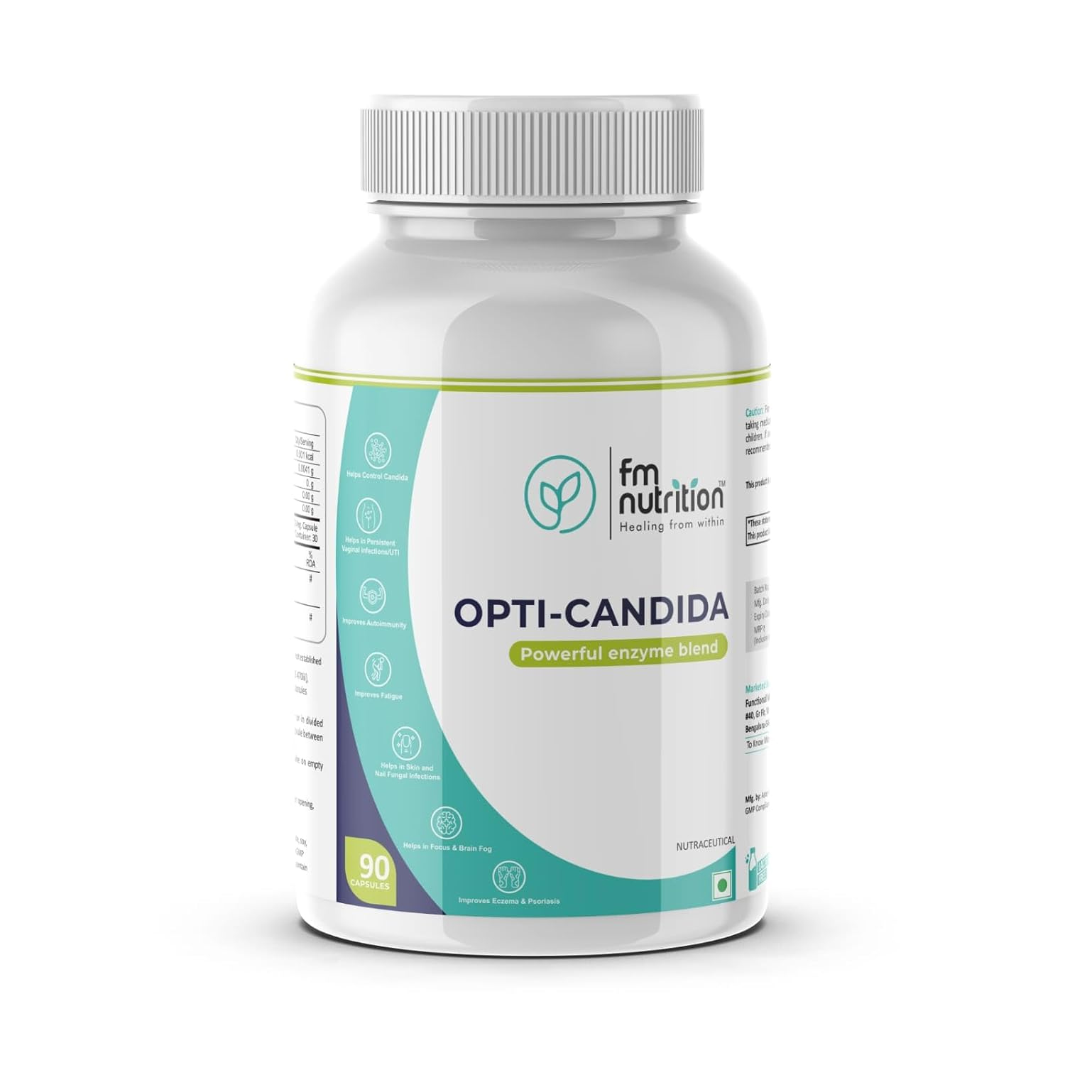FM Nutrition Opti Candida Capsule – 90 Nos