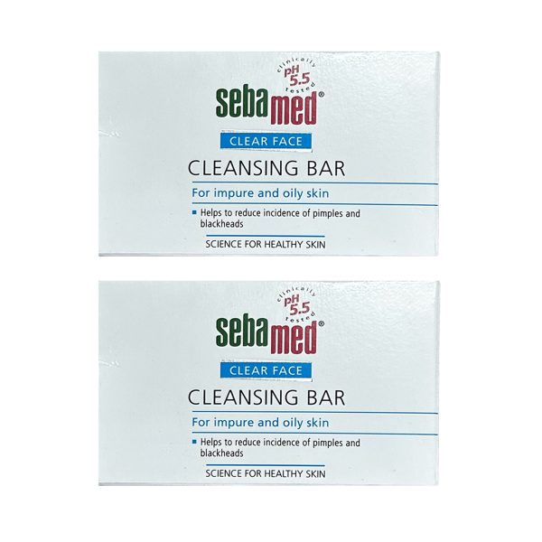 Sebamed Clear Face Cleansing Bar 100g (Pack of 2) Sebamed Clear Face Cleansing Bar 100g (Pack of 2)